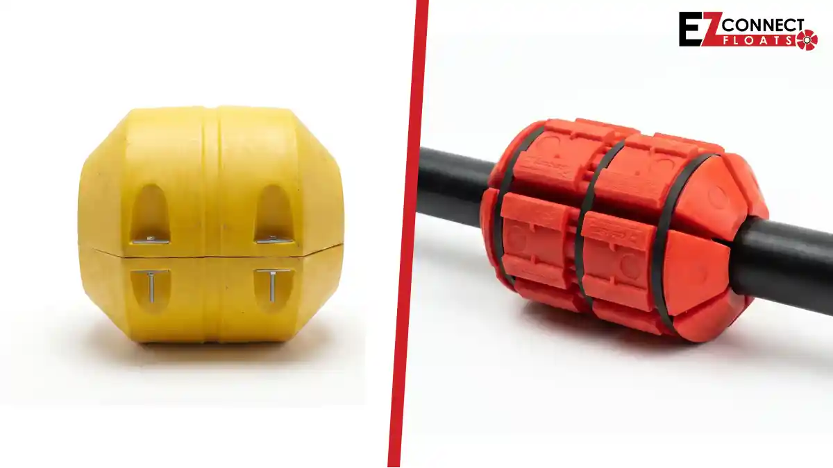 traditional-clamshell-vs-modular-strap-on-floats